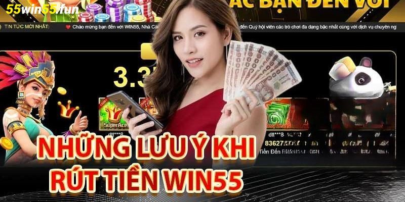 Lưu ý khi giao dịch rút tiền